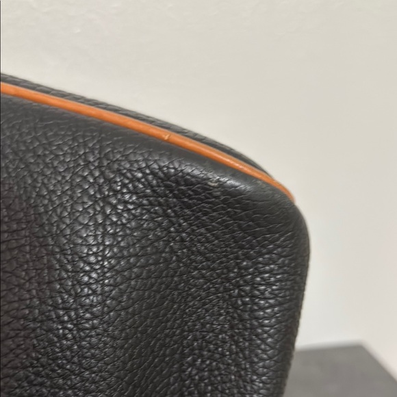 Vintage Dooney & Bourke Black and Tan Drawstring Shoulder Bag - Picture 15 of 16